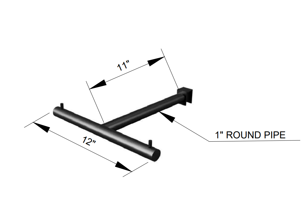 Crossbar T-Arm- Accesory (MOQ-10pcs)